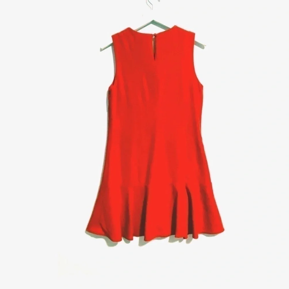 Greylin red orange peakboo cutout mini dress, size S - Picture 2 of 8